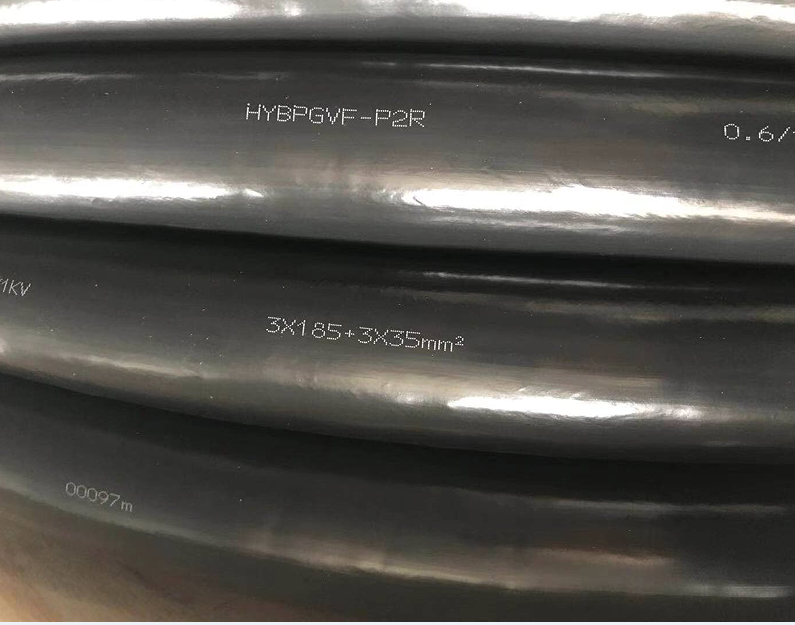 HYBPGVF-P2R  3*185+3*35           ZRYVFR-0.6/1KV  3*6+1*4